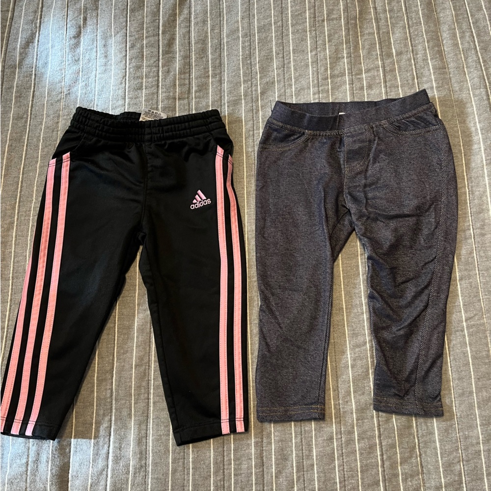 LOT OF 2- Toddler girl 2T pants
